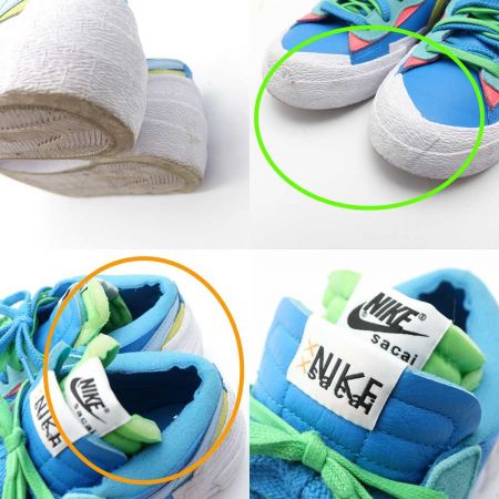  NIKE ナイキ ブレーザーLOW/SACAI/KAWS　スニーカー　26.5cm DM7901-400 マルチカラー