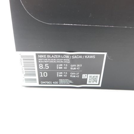  NIKE ナイキ ブレーザーLOW/SACAI/KAWS　スニーカー　26.5cm DM7901-400 マルチカラー