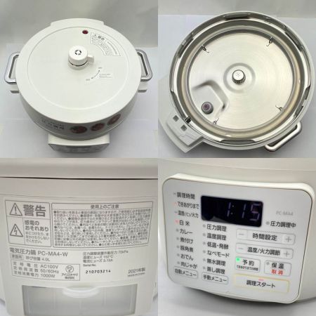 電気圧力鍋PC-MA4-W　アイリスオーヤマ　4.0L　新品未使用