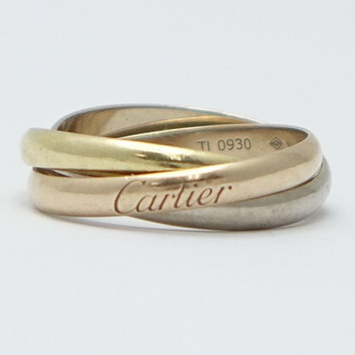 Cartier カルティエ トリニティリング K18 6.0g 15号 【一部地域を除き