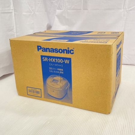  Panasonic パナソニック IH炊飯ジャー 5.5合 SR-HX100-W 一部地域を除き送料無料