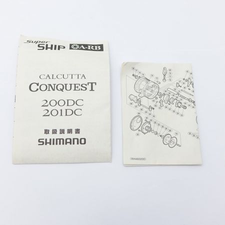  SHIMANO シマノ 03カルカッタコンクエスト 201DC キズ有 箱付 RH461201 一部地域を除き送料無料