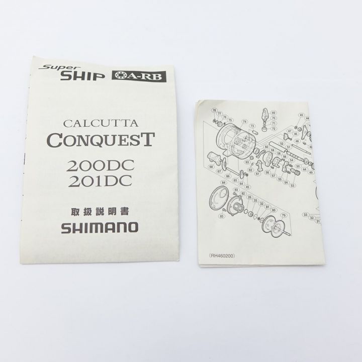 SHIMANO シマノ 03カルカッタコンクエスト 201DC キズ有 箱付 RH461201  一部地域を除き送料無料｜中古｜なんでもリサイクルビッグバン