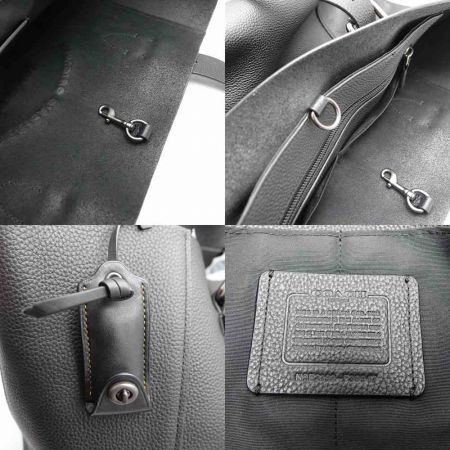  COACH コーチ メンズトートバッグ F39947 ブラック 一部地域を除き送料無料