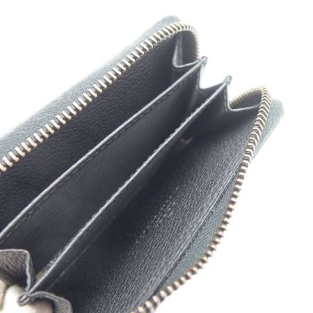  GUCCI グッチ ロゴプリント　コインケース　カードケース 496319 493075 ブラック