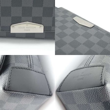  LOUIS VUITTON ルイヴィトン ダミエ　グラフィット　 ディストリクトPM  N40349 ブラック
