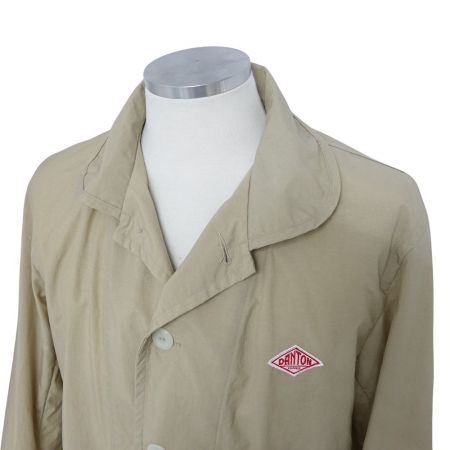  DANTON/BEAMS 薄手ジャケット　丸襟　44サイズ JD-8971 ベージュ 【送料無料】