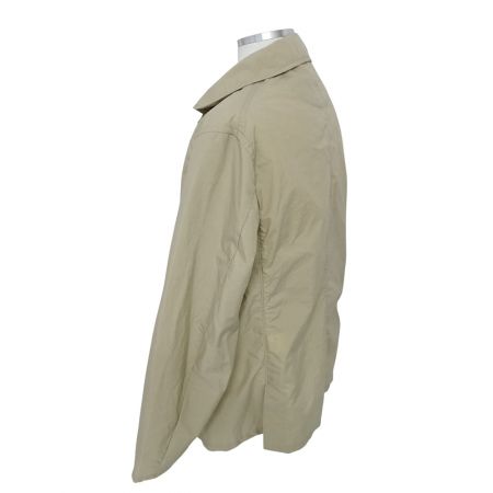  DANTON/BEAMS 薄手ジャケット　丸襟　44サイズ JD-8971 ベージュ 【送料無料】