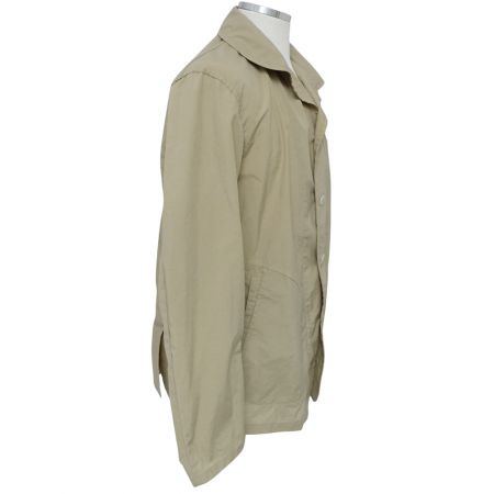  DANTON/BEAMS 薄手ジャケット　丸襟　44サイズ JD-8971 ベージュ 【送料無料】