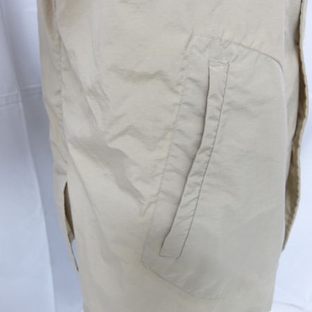  DANTON/BEAMS 薄手ジャケット　丸襟　44サイズ JD-8971 ベージュ 【送料無料】