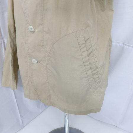  DANTON/BEAMS 薄手ジャケット　丸襟　44サイズ JD-8971 ベージュ 【送料無料】