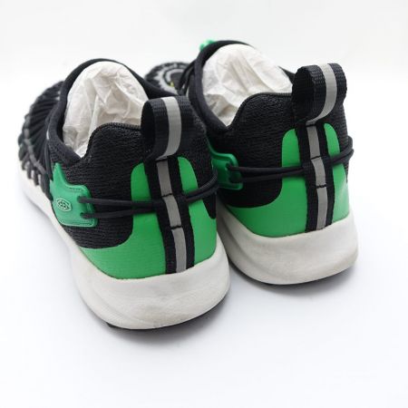  KEEN キーン ユニーク　スニーク　26.5cm　メンズ ブラック×グリーン x グリーン 一部地域を除き送料無料