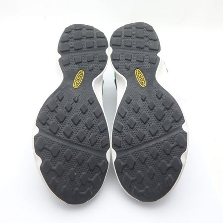 KEEN キーン ユニーク　スニーク　26.5cm　メンズ ブラック×グリーン x グリーン 一部地域を除き送料無料