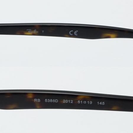  RAY-BAN レイバン メガネフレーム　セルフレーム　レンズなし 5386D ブラウン