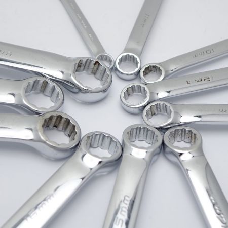  DeeN コンビネーションレンチセット　11本 DNC-19mm～10mm、8mｍ 一部地域を除き送料無料