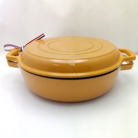  STAUB ストウブ Sukiyaki ＆　グリルパン　26cm 3.3L マスタード 【一部地域を除き送料無料】