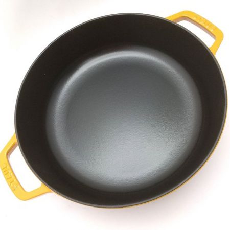  STAUB ストウブ Sukiyaki ＆　グリルパン　26cm 3.3L マスタード 【一部地域を除き送料無料】