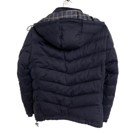  BURBERRY BLACK LABEL バーバリーブラックレーベル ダウンジャケット　Lサイズ　毛玉あり D1F23-621-28 ネイビー