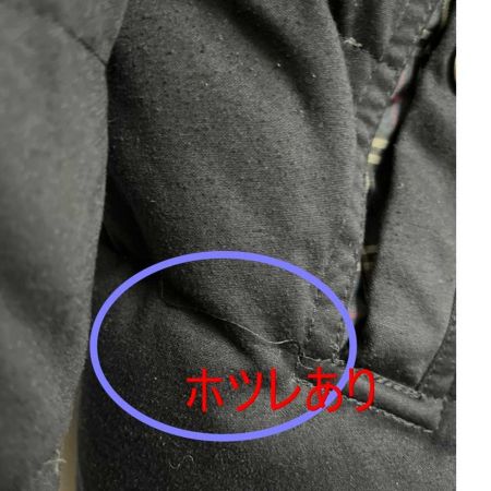  BURBERRY BLACK LABEL バーバリーブラックレーベル ダウンジャケット　Lサイズ　毛玉あり D1F23-621-28 ネイビー