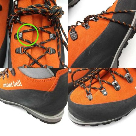  mont･bell モンベル アルパインクルーザー3000 ワイド　27.5cm サンセットオレンジ 一部地域を除き送料無料