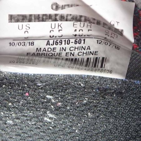  NIKE ナイキ VAPORMAXFlyknit 3　スニーカー　26.0cm AJ6910-601 グレー×オレンジ x オレンジ