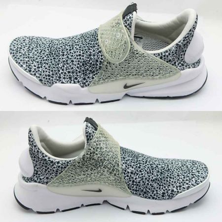  NIKE ナイキ SOCKDARK　スニーカー　27.0cm 942198-100 ブラック×ホワイト x ホワイト 一部地域を除き送料無料