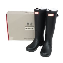 ◆◆ HUNTER ハンター レインブーツ WFT100RMA ブラック 一部地域を除き送料無料 Aランク