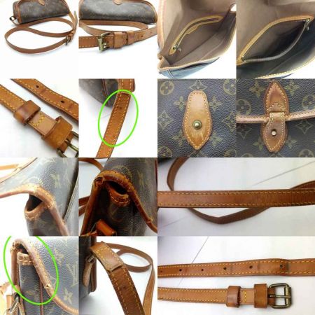  LOUIS VUITTON ルイヴィトン ショルダーバッグ　モノグラム ジベシエール M42248 ブラウン 【一部地域を除き送料無料】