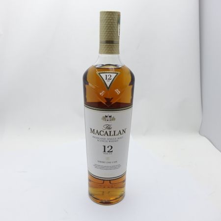   MACALLAN 12YEARS OLD SHERRY OAK CASK 40° 一部地域を除き送料無料 未開栓