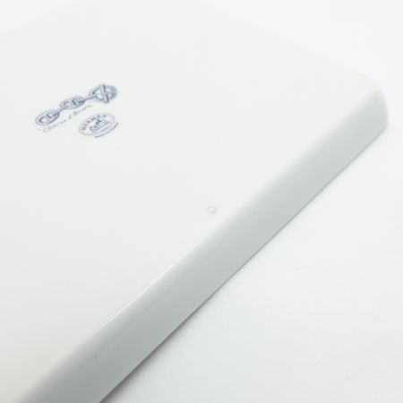  HERMES エルメス シェーヌダングル　スクエアプレート　箱付