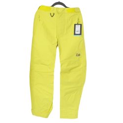 ◆◆ DAIWA ダイワ レインマックス レインパンツ　Mサイズ DR-2506P ライムイエロー 一部地域を除き送料無料 Sランク