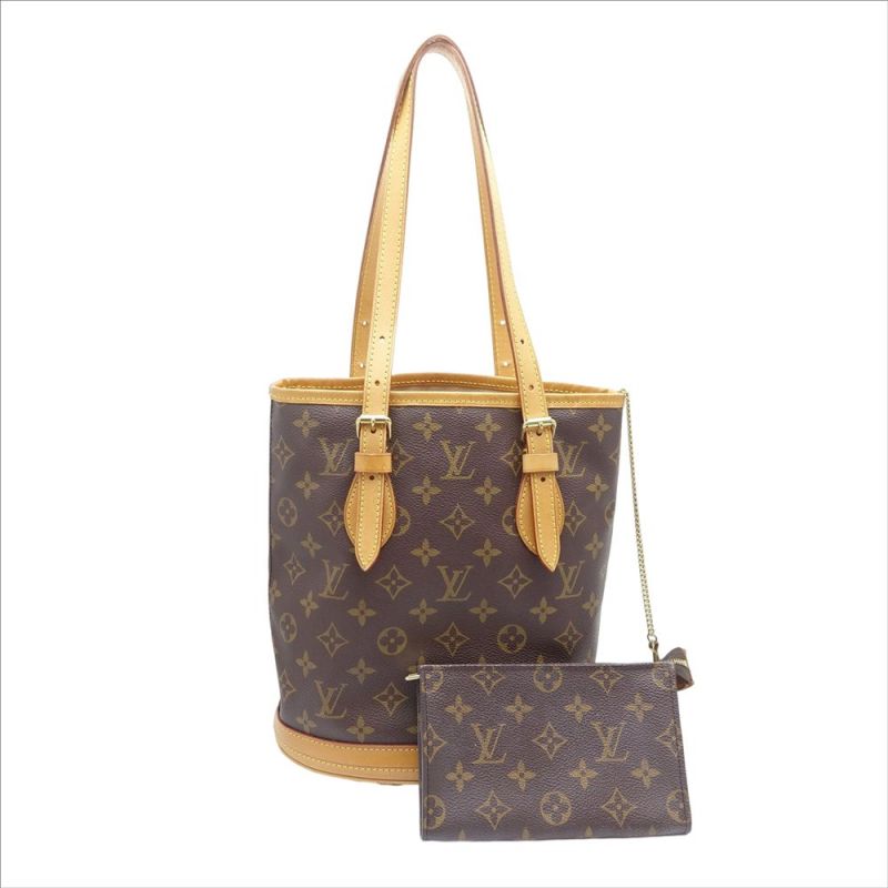 中古】 LOUIS VUITTON ルイヴィトン プチバケット 布袋付 M42238｜総合 ...