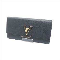 ◆◆ LOUIS VUITTON ルイヴィトン カプシーヌ  長財布 M6248 ブラック Bランク