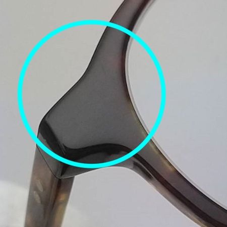  継 度入り　眼鏡　メガネ DEM K003 ブラウン