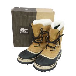 ◆◆ SOREL ソレル CARIBOU スノーブーツ　26cm CARIBOU ベージュ Aランク