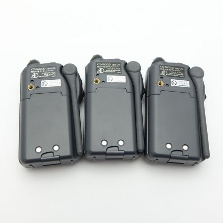 KENWOOD ケンウッド 特定小電力トランシーバー 3個 UBZ-LF9 【送料無料】