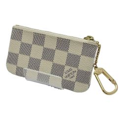 ◆◆ LOUIS VUITTON ルイヴィトン キーケース ポシェット クレ ダミエ アズール N62659 一部地域を除き送料無料 Aランク