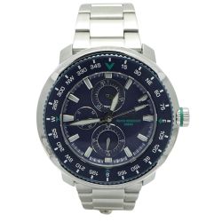 ◆◆ WIRED 腕時計　クロノグラフ VH67-KCC0 ネイビー x シルバー Bランク