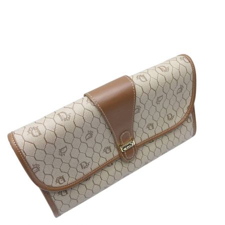  Christian Dior クリスチャンディオール セカンドバッグ　ショルダ―ストラップなし ベージュ