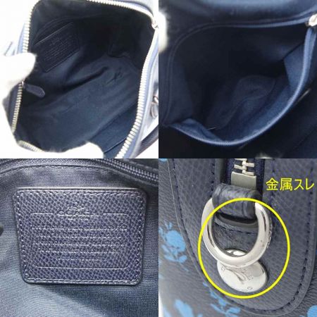  COACH コーチ バッドランズフローラルミニベネット F38160 ネイビー