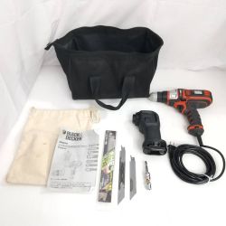 ◆◆ ブラックアンドデッカー コード式マルチのこぎり＆ドリルドライバー EARD800 【一部地域を除き送料無料】 Bランク