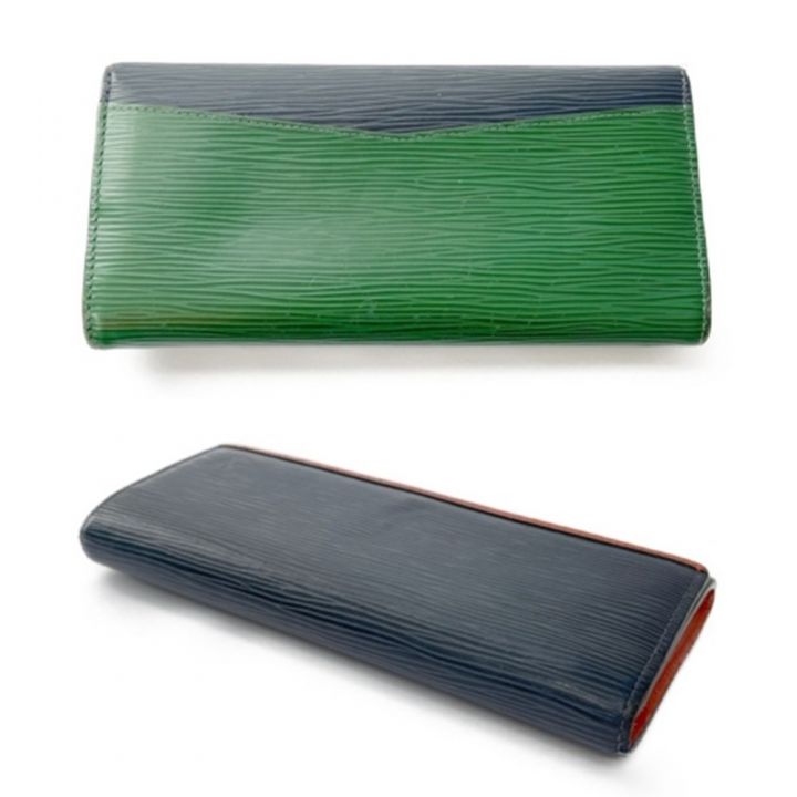 LOUIS VUITTON ルイヴィトン ポルトフォイユ フロール エピ イニシャル  