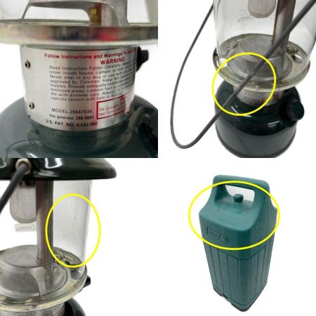  Coleman コールマン  ガソリンランタン　1991年01月製造 286A7035 グリーン