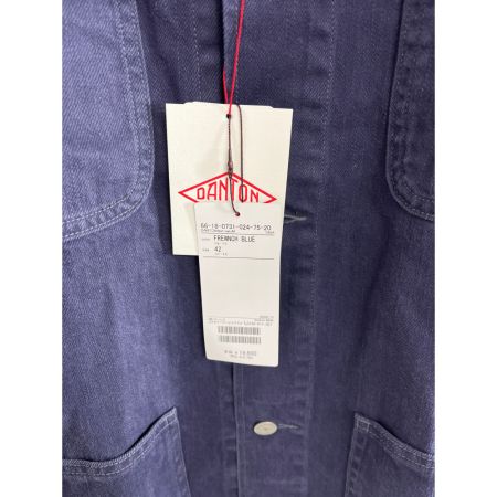  DANTON ダントン ジャケット　42サイズ　綿100％ JD-8046 ネイビー