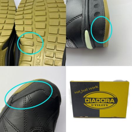  DIADORA ディアドラ　安全靴　27.0cm FC-292 ブラック x ゴールド