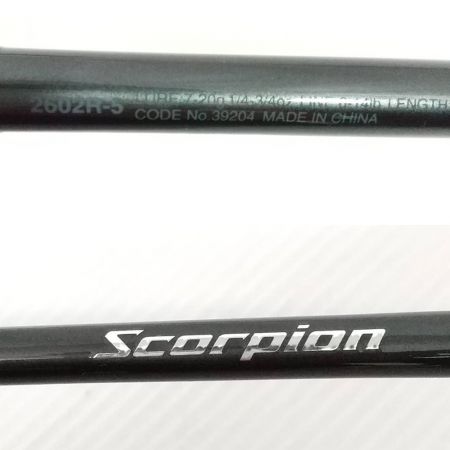 SHIMANO シマノ ルアーロッド ケース付 39204 19 scorpion 2602R-5 【一部地域を除き送料無料】 Aランク