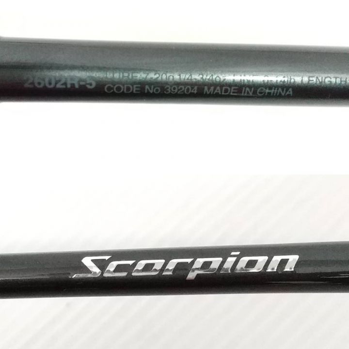 SHIMANO シマノ ルアーロッド ケース付 39204 19 scorpion 2602R-5 