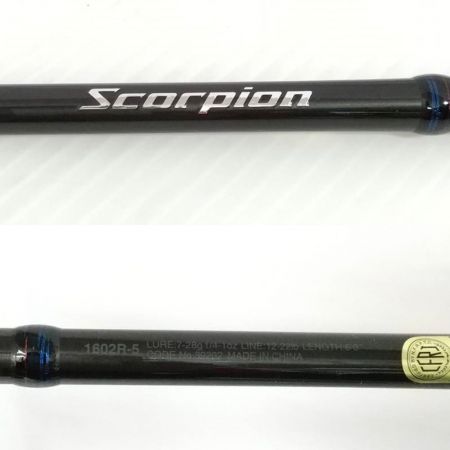  SHIMANO シマノ ルアーロッド　39202 19 scorpion 1602R-5 【一部地域を除き送料無料】