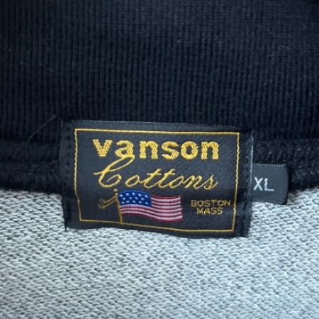  VANSON バンソン ジャンパー　XLサイズ グレー