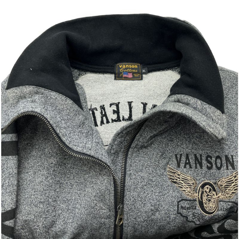 中古】 VANSON バンソン ジャンパー XLサイズ グレー｜総合リサイクル